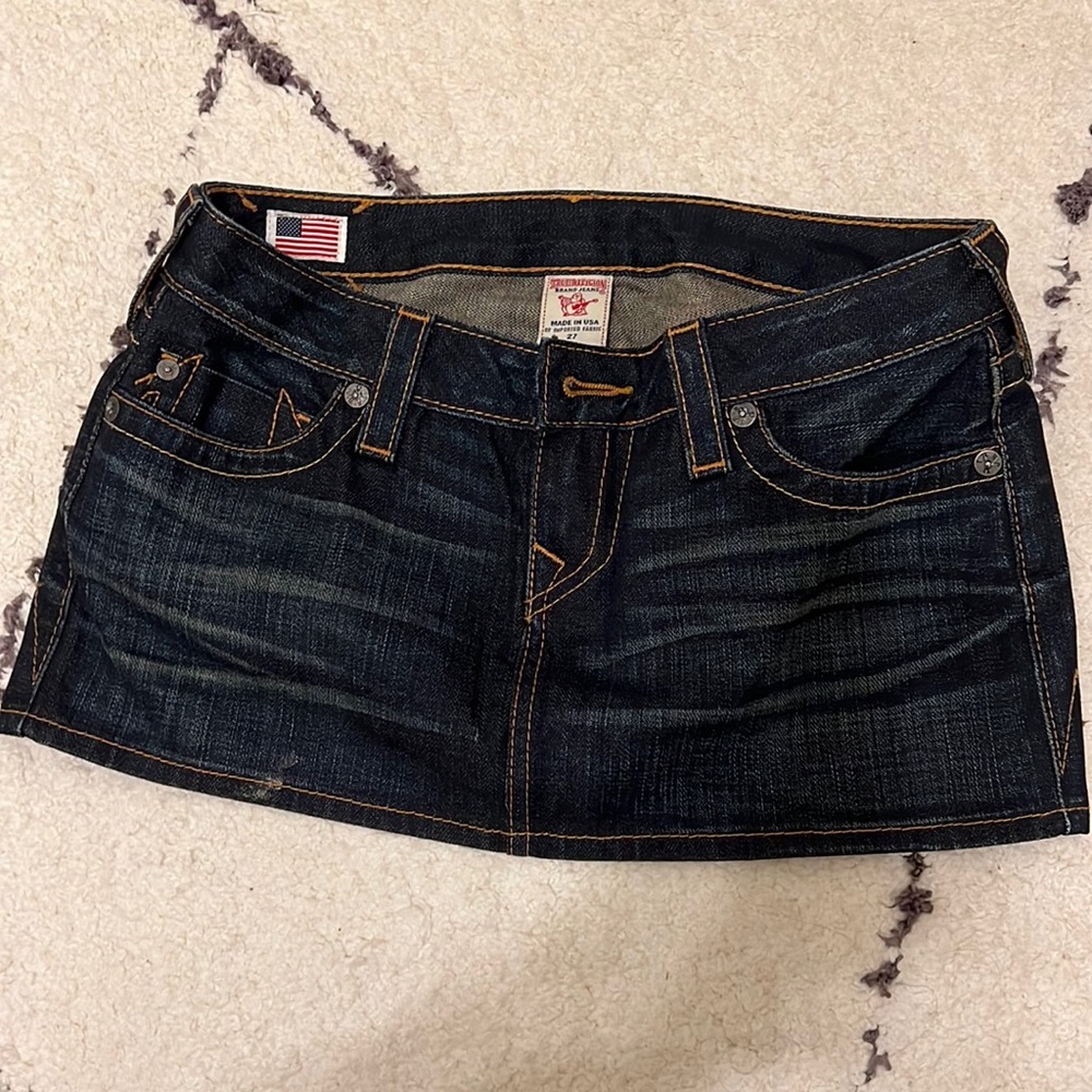 New (without tags) True Religion Mia Denim jean skirt